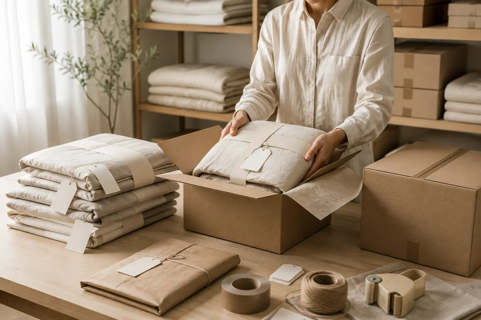 家纺产品品牌包装、标签与交付